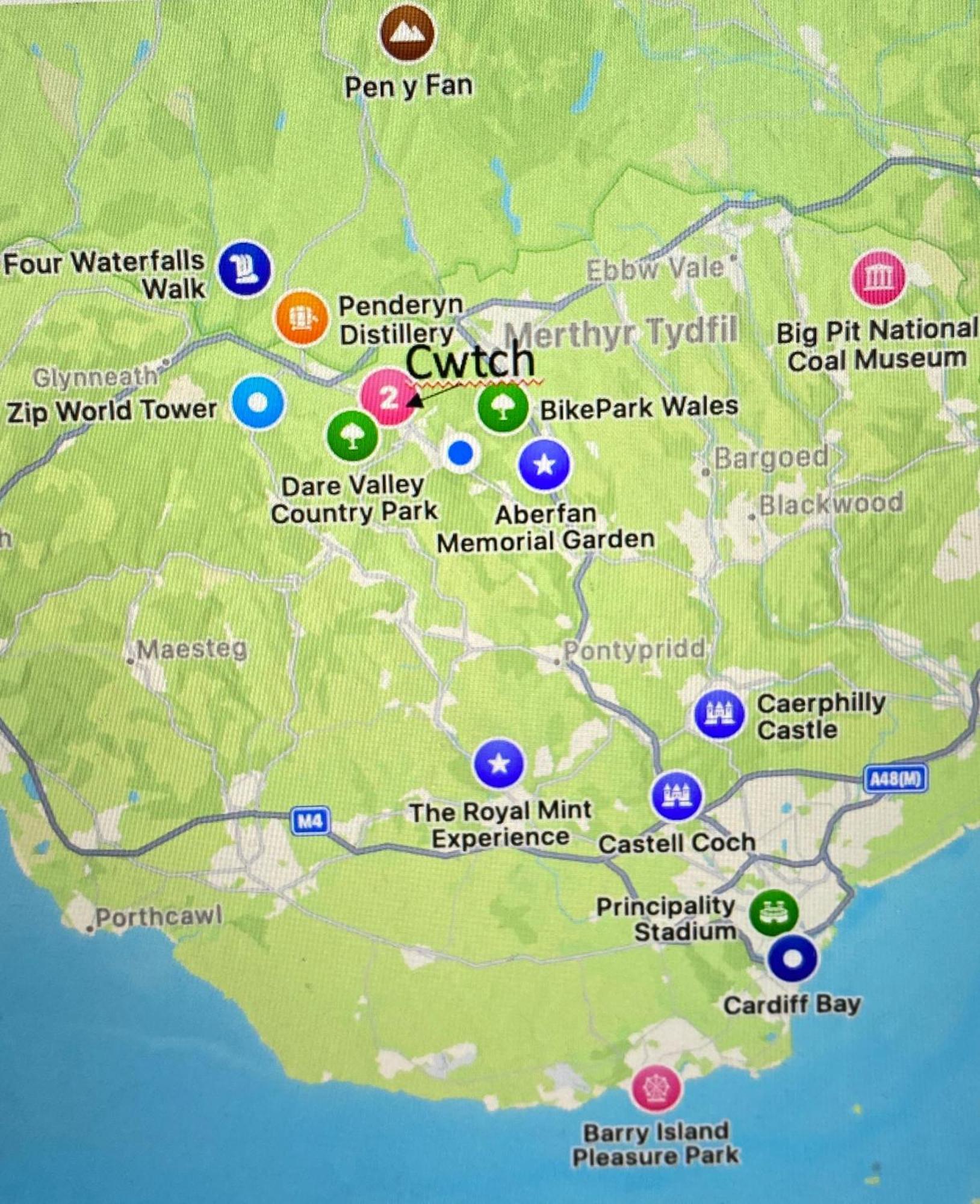 The Cwtch, Log Fire, Sleeps 6, Nr Zip World, Brecon And Bike Park Wales Villa Aberdare Exterior foto